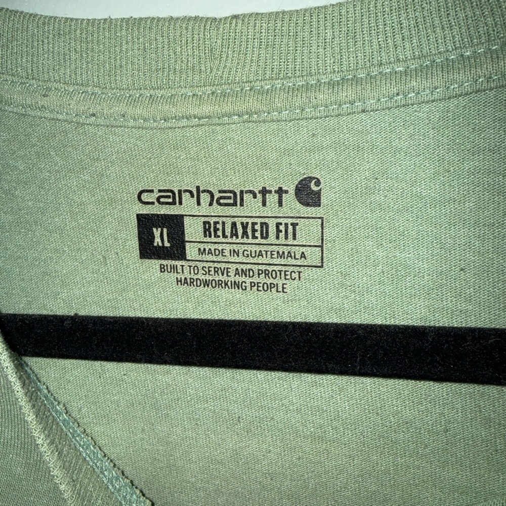 Carhartt Men’s Sage Green Pocket T-Shirt - Picture 5 of 5